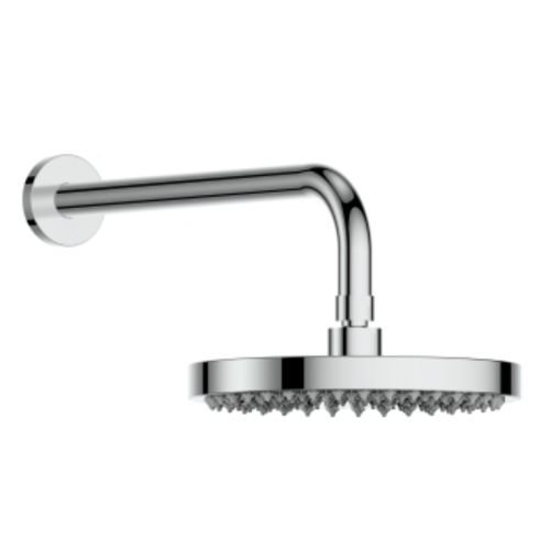 Rain Shower Head with Wall Arm